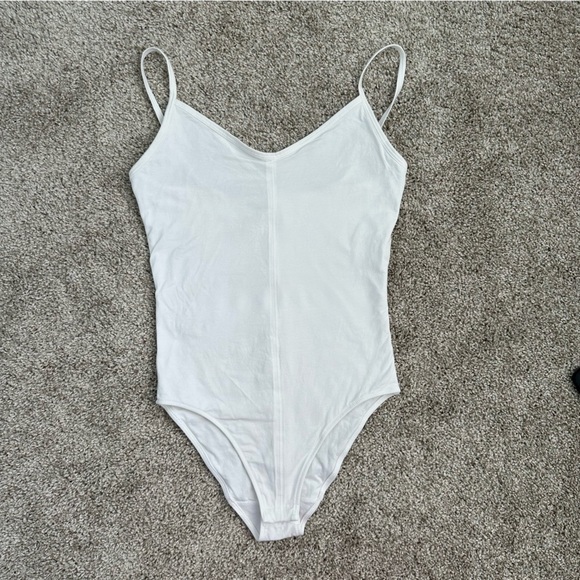 Everlane White Tank Top Bodysuit Size XS - Picture 1 of 3
